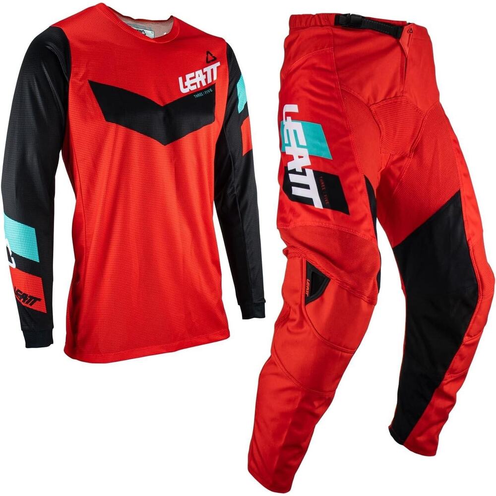 Leatt Ride Kit 3.5 23 Jersey and Pants Red/Black XTRA SMALL - XS